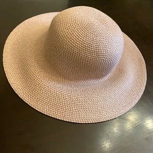 Eric Javits light pink Hampton straw sun hat